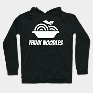 Think noodles black Hoodie